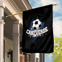 Cabo Verde Flag Football Graphic Garden Flag Cape Verde Soccer Fans Artistic Pride