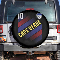 Cape Verde Soccer Jersey Style National Pride Spare Tire Cover Cabo Verde Football Fans Number 10 Athletic