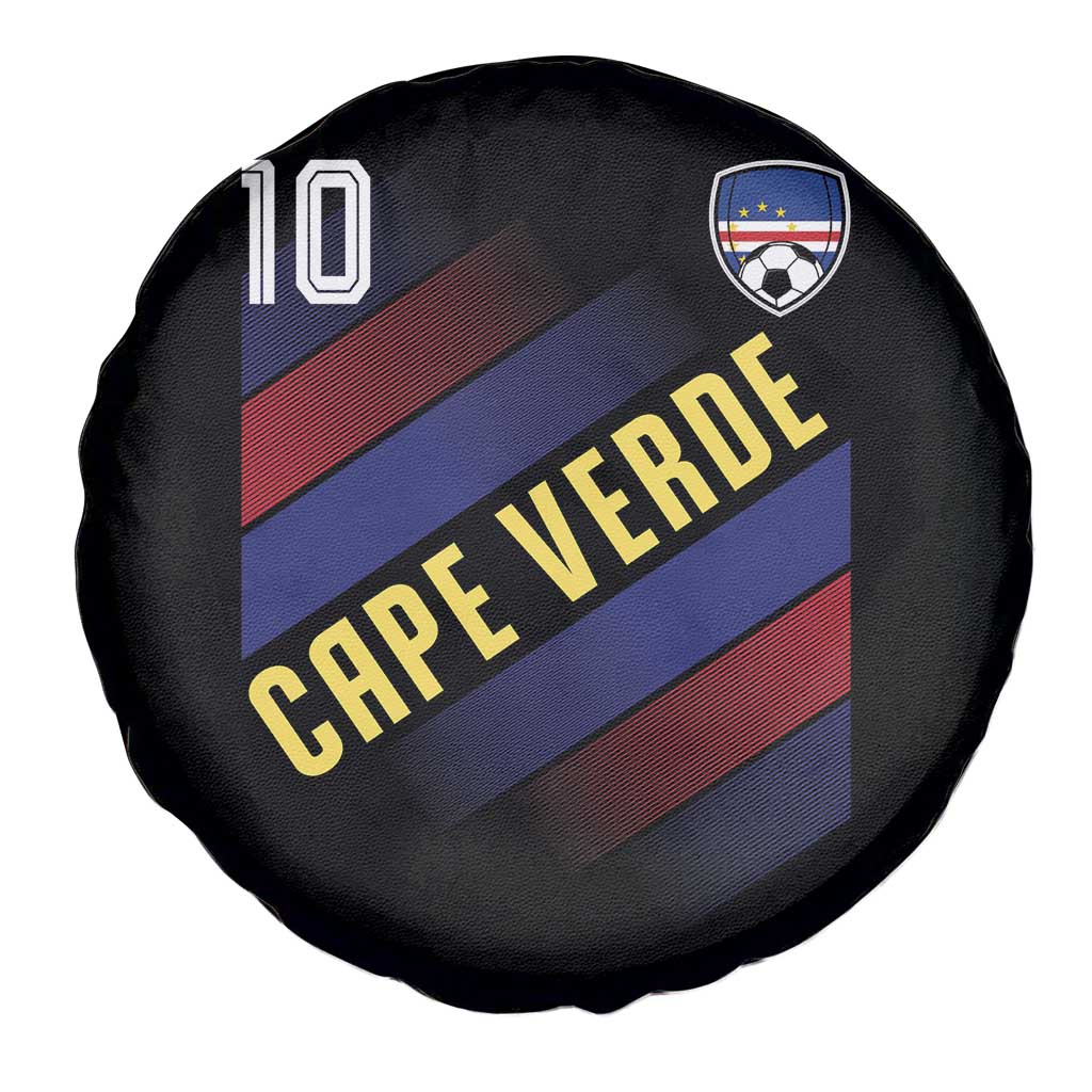 Cape Verde Soccer Jersey Style National Pride Spare Tire Cover Cabo Verde Football Fans Number 10 Athletic