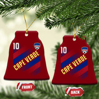 Cape Verde Soccer Jersey Style National Pride Ceramic Ornament Cabo Verde Football Fans Number 10 Athletic