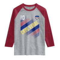 Cape Verde Soccer Jersey Style National Pride Raglan Shirt Cabo Verde Football Fans Number 10 Athletic