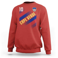 Cape Verde Soccer Jersey Style National Pride Sweatshirt Cabo Verde Football Fans Number 10 Athletic