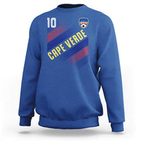 Cape Verde Soccer Jersey Style National Pride Sweatshirt Cabo Verde Football Fans Number 10 Athletic