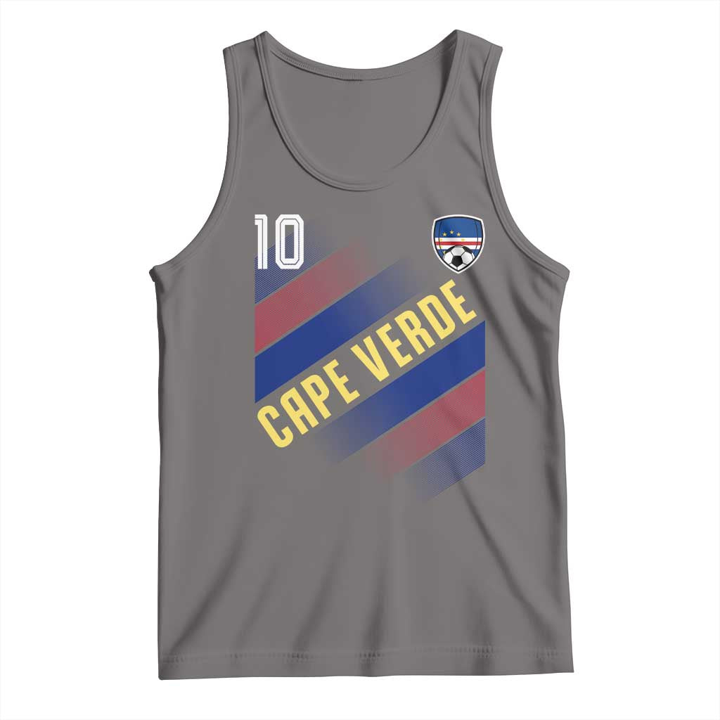 Cape Verde Soccer Jersey Style National Pride Tank Top Cabo Verde Football Fans Number 10 Athletic