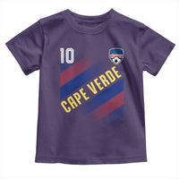 Cape Verde Soccer Jersey Style National Pride Toddler T Shirt Cabo Verde Football Fans Number 10 Athletic
