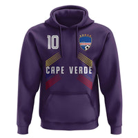 Cabo Verde Football Crest Pride Jersey Style Hoodie Cape Verde Soccer Fan Number 10 Athletic