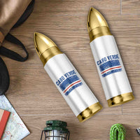 Cabo Verde Distressed Flag National Pride Bullet Tumbler Cape Verde Heritage Pride Retro Grunge Graphic