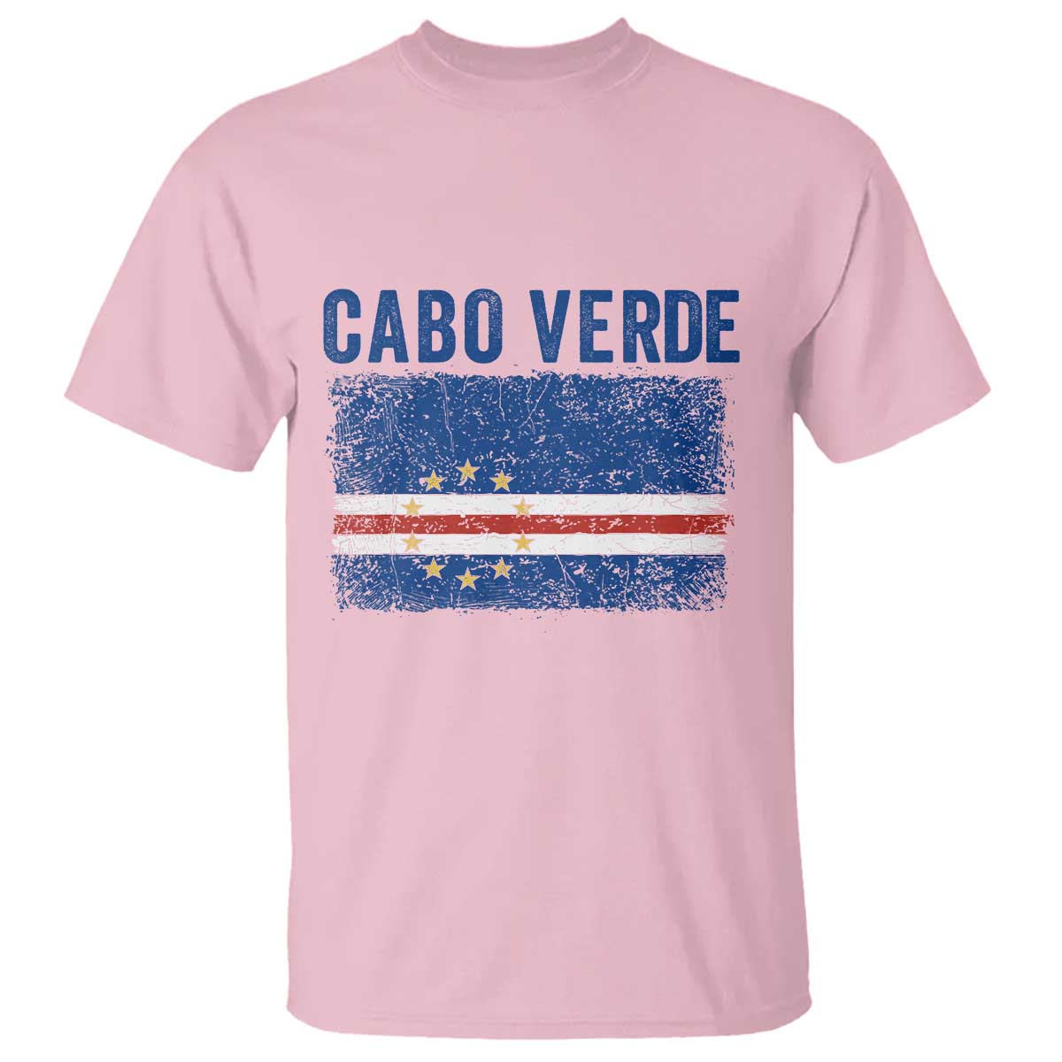 Cabo Verde Distressed Flag National Pride T Shirt Cape Verde Heritage Pride Retro Grunge Graphic