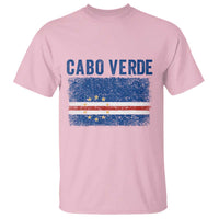 Cabo Verde Distressed Flag National Pride T Shirt Cape Verde Heritage Pride Retro Grunge Graphic