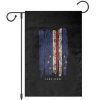 Cape Verde Vertical Brush Stroke Flag Graphic Garden Flag Cabo Verde National Pride Artistic Gift