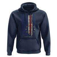 Cape Verde Vertical Brush Stroke Flag Graphic Hoodie Cabo Verde National Pride Artistic Gift