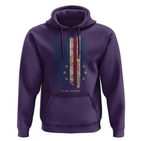 Cape Verde Vertical Brush Stroke Flag Graphic Hoodie Cabo Verde National Pride Artistic Gift