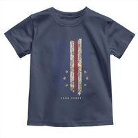 Cape Verde Vertical Brush Stroke Flag Graphic Toddler T Shirt Cabo Verde National Pride Artistic Gift