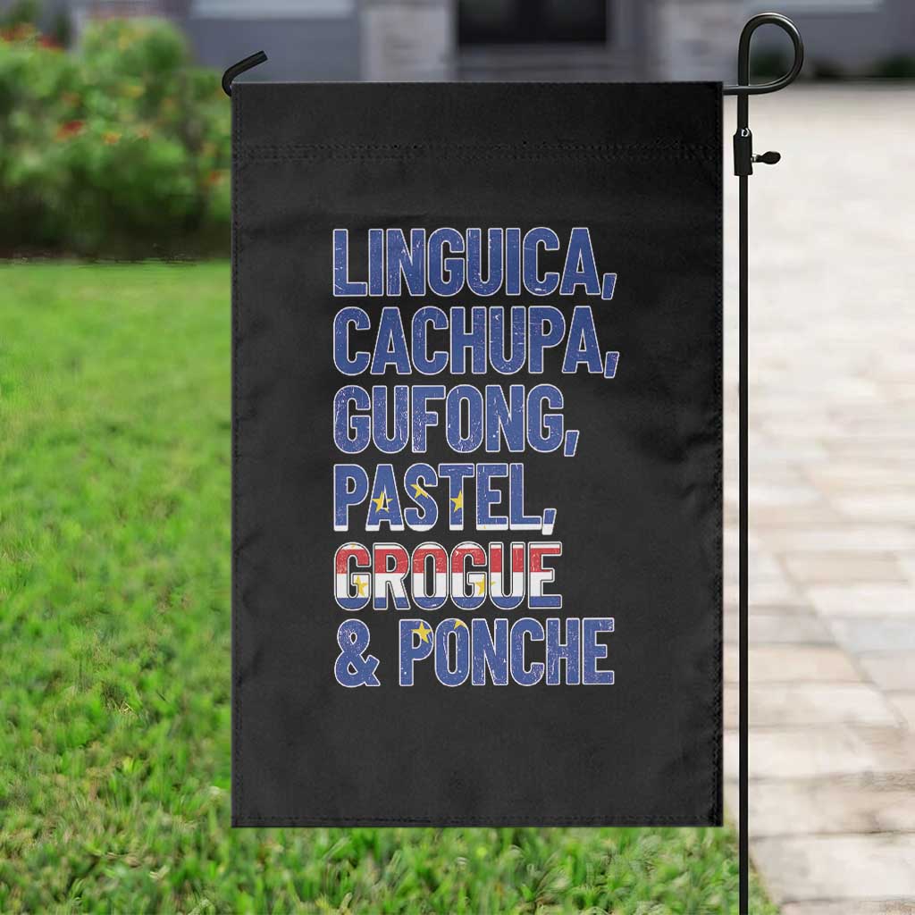 Cape Verde Traditional Food & Drinks List Garden Flag Cabo Verdean Cachupa Grogue Heritage Gift