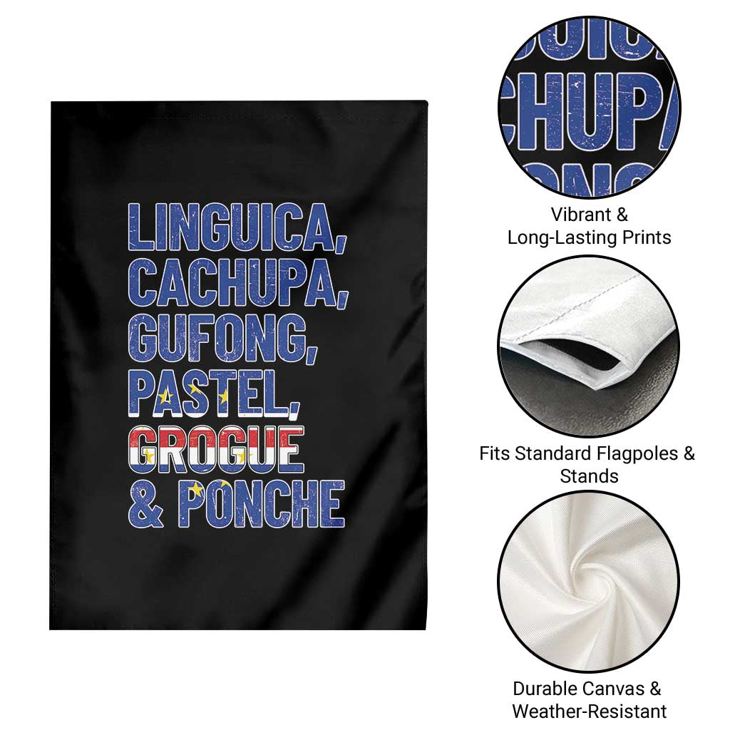 Cape Verde Traditional Food & Drinks List Garden Flag Cabo Verdean Cachupa Grogue Heritage Gift