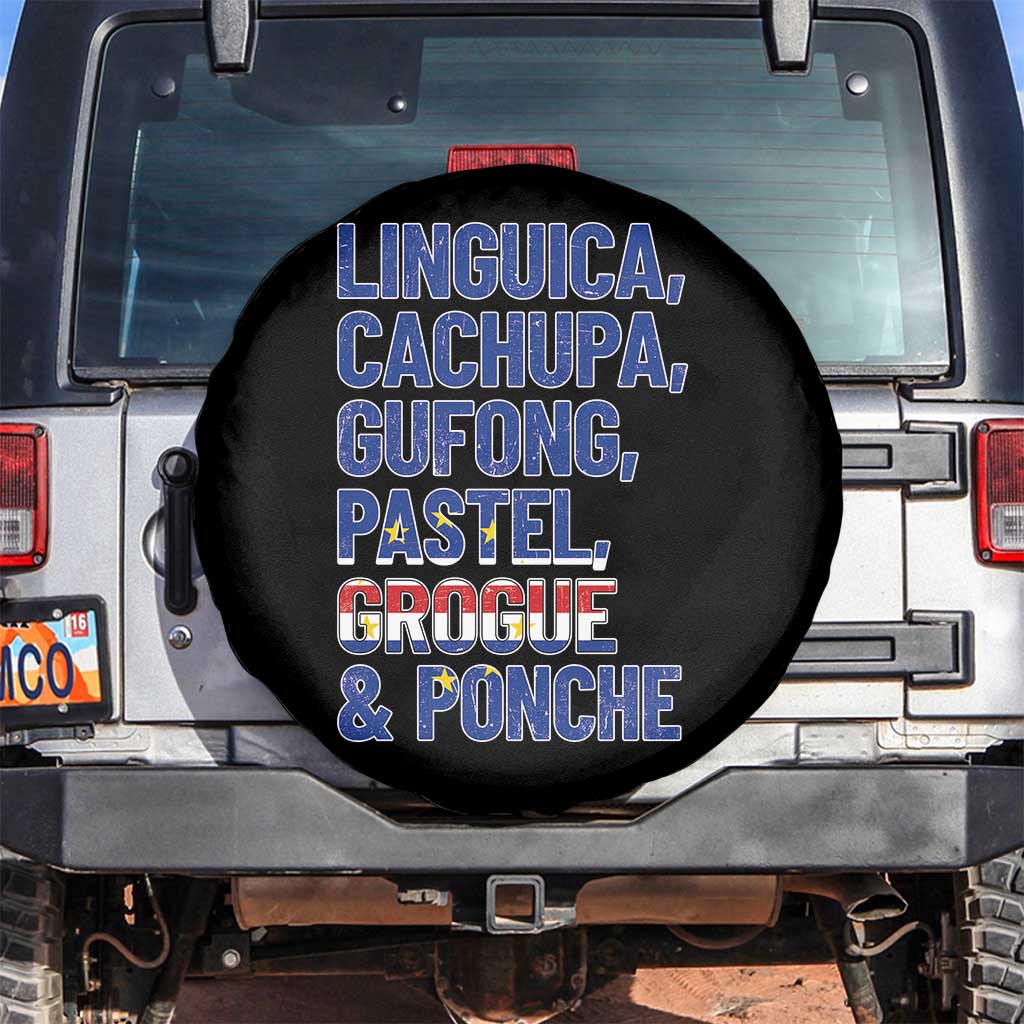 Cape Verde Traditional Food & Drinks List Spare Tire Cover Cabo Verdean Cachupa Grogue Heritage Gift
