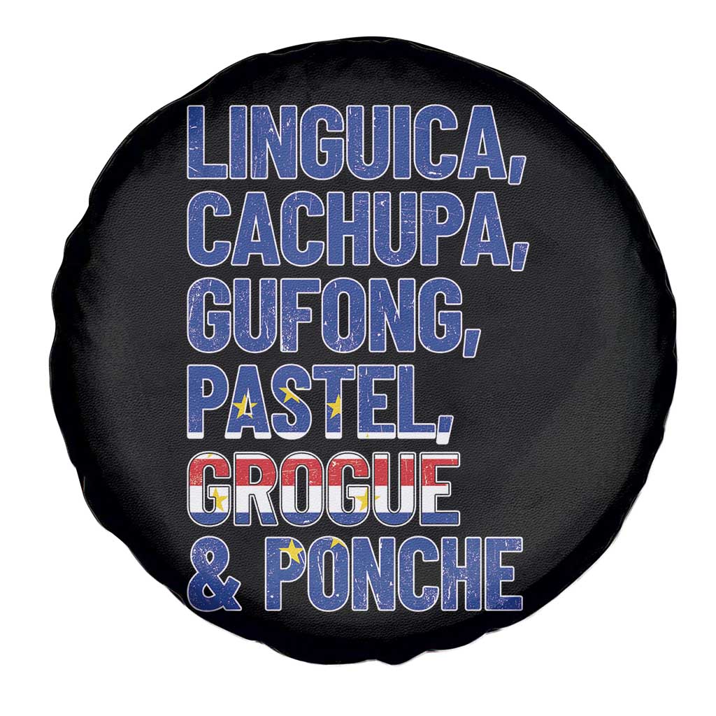 Cape Verde Traditional Food & Drinks List Spare Tire Cover Cabo Verdean Cachupa Grogue Heritage Gift