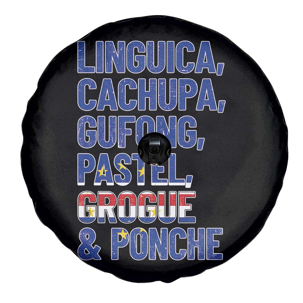 Cape Verde Traditional Food & Drinks List Spare Tire Cover Cabo Verdean Cachupa Grogue Heritage Gift