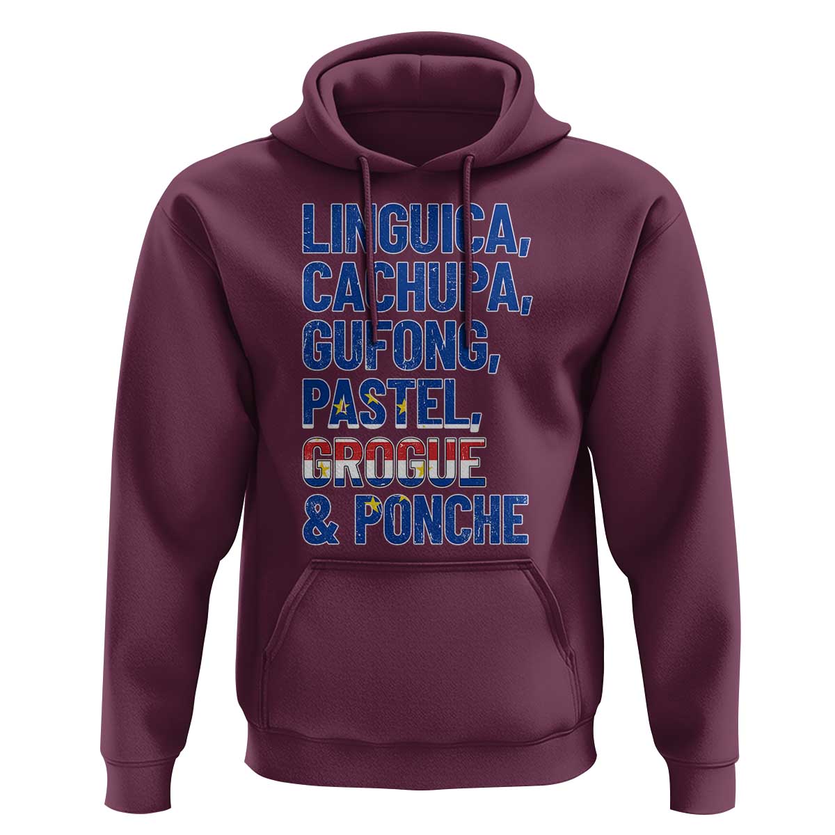 Cape Verde Traditional Food & Drinks List Hoodie Cabo Verdean Cachupa Grogue Heritage Gift