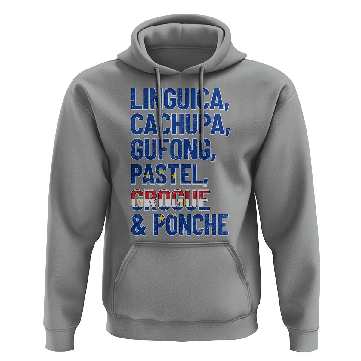 Cape Verde Traditional Food & Drinks List Hoodie Cabo Verdean Cachupa Grogue Heritage Gift