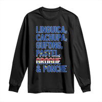 Cape Verde Traditional Food & Drinks List Long Sleeve Shirt Cabo Verdean Cachupa Grogue Heritage Gift