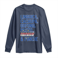 Cape Verde Traditional Food & Drinks List Long Sleeve Shirt Cabo Verdean Cachupa Grogue Heritage Gift