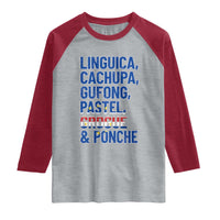 Cape Verde Traditional Food & Drinks List Raglan Shirt Cabo Verdean Cachupa Grogue Heritage Gift