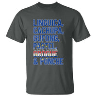 Cape Verde Traditional Food & Drinks List T Shirt Cabo Verdean Cachupa Grogue Heritage Gift