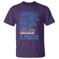 Cape Verde Traditional Food & Drinks List T Shirt Cabo Verdean Cachupa Grogue Heritage Gift