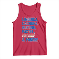 Cape Verde Traditional Food & Drinks List Tank Top Cabo Verdean Cachupa Grogue Heritage Gift