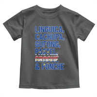 Cape Verde Traditional Food & Drinks List Toddler T Shirt Cabo Verdean Cachupa Grogue Heritage Gift