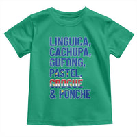Cape Verde Traditional Food & Drinks List Toddler T Shirt Cabo Verdean Cachupa Grogue Heritage Gift