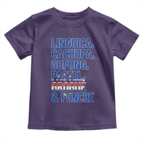 Cape Verde Traditional Food & Drinks List Toddler T Shirt Cabo Verdean Cachupa Grogue Heritage Gift