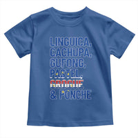 Cape Verde Traditional Food & Drinks List Toddler T Shirt Cabo Verdean Cachupa Grogue Heritage Gift
