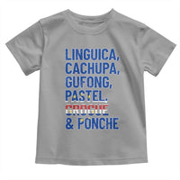 Cape Verde Traditional Food & Drinks List Toddler T Shirt Cabo Verdean Cachupa Grogue Heritage Gift