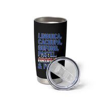 Cape Verde Traditional Food & Drinks List Tumbler Cup Cabo Verdean Cachupa Grogue Heritage Gift