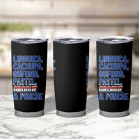Cape Verde Traditional Food & Drinks List Tumbler Cup Cabo Verdean Cachupa Grogue Heritage Gift