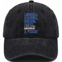 Cape Verde Traditional Food & Drinks List Washed Cotton Baseball Cap Cabo Verdean Cachupa Grogue Heritage Gift