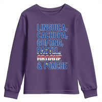 Cape Verde Traditional Food & Drinks List Youth Sweatshirt Cabo Verdean Cachupa Grogue Heritage Gift