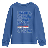 Cape Verde Traditional Food & Drinks List Youth Sweatshirt Cabo Verdean Cachupa Grogue Heritage Gift