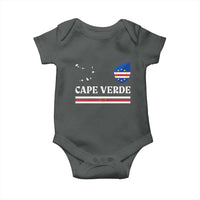 Cape Verde Country Map Shield Emblem Baby Onesie Cabo Verde Roots National Pride Gift