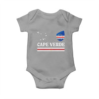 Cape Verde Country Map Shield Emblem Baby Onesie Cabo Verde Roots National Pride Gift