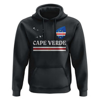 Cape Verde Country Map Shield Emblem Hoodie Cabo Verde Roots National Pride Gift