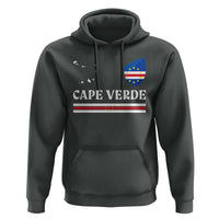 Cape Verde Country Map Shield Emblem Hoodie Cabo Verde Roots National Pride Gift