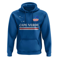 Cape Verde Country Map Shield Emblem Hoodie Cabo Verde Roots National Pride Gift
