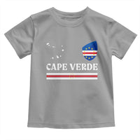 Cape Verde Country Map Shield Emblem Toddler T Shirt Cabo Verde Roots National Pride Gift