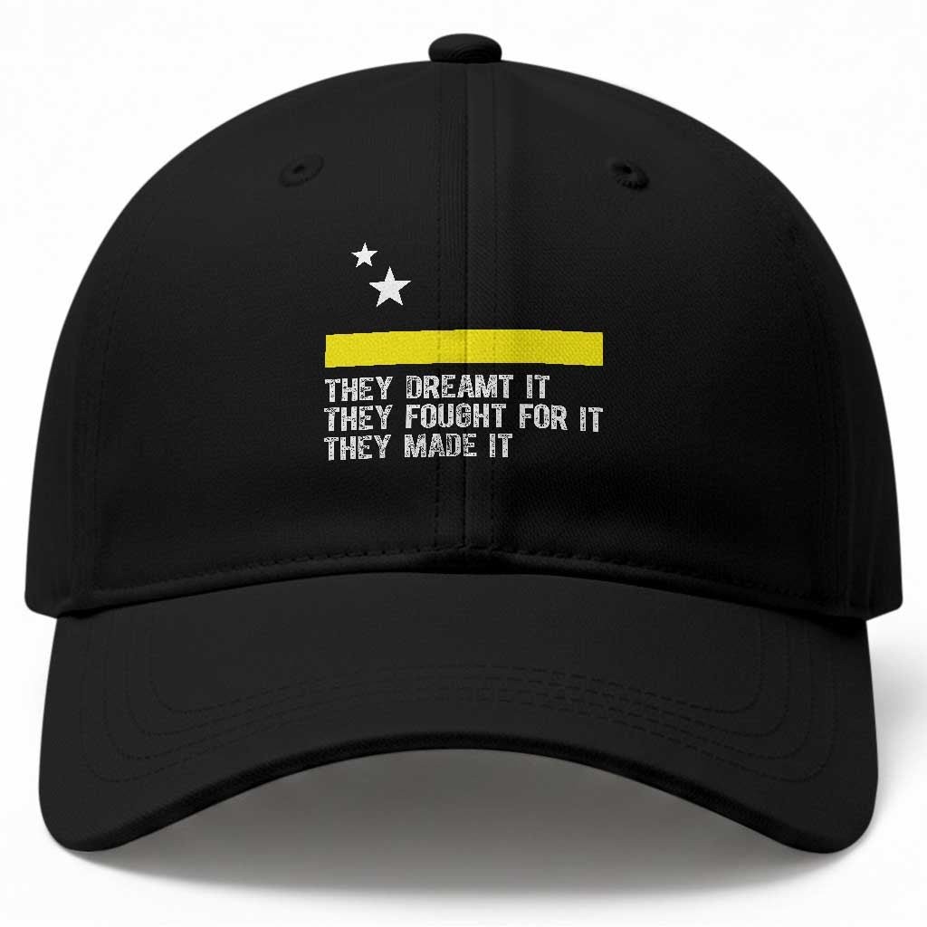 Curaçao Flag History Pride Baseball Cap They Dreamt Fought Made It