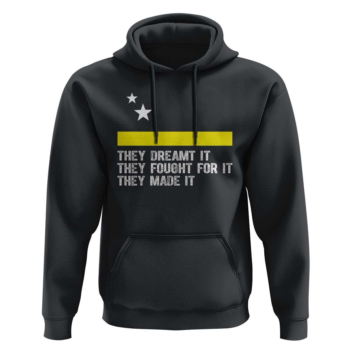 Curaçao Flag History Pride Hoodie They Dreamt Fought Made It