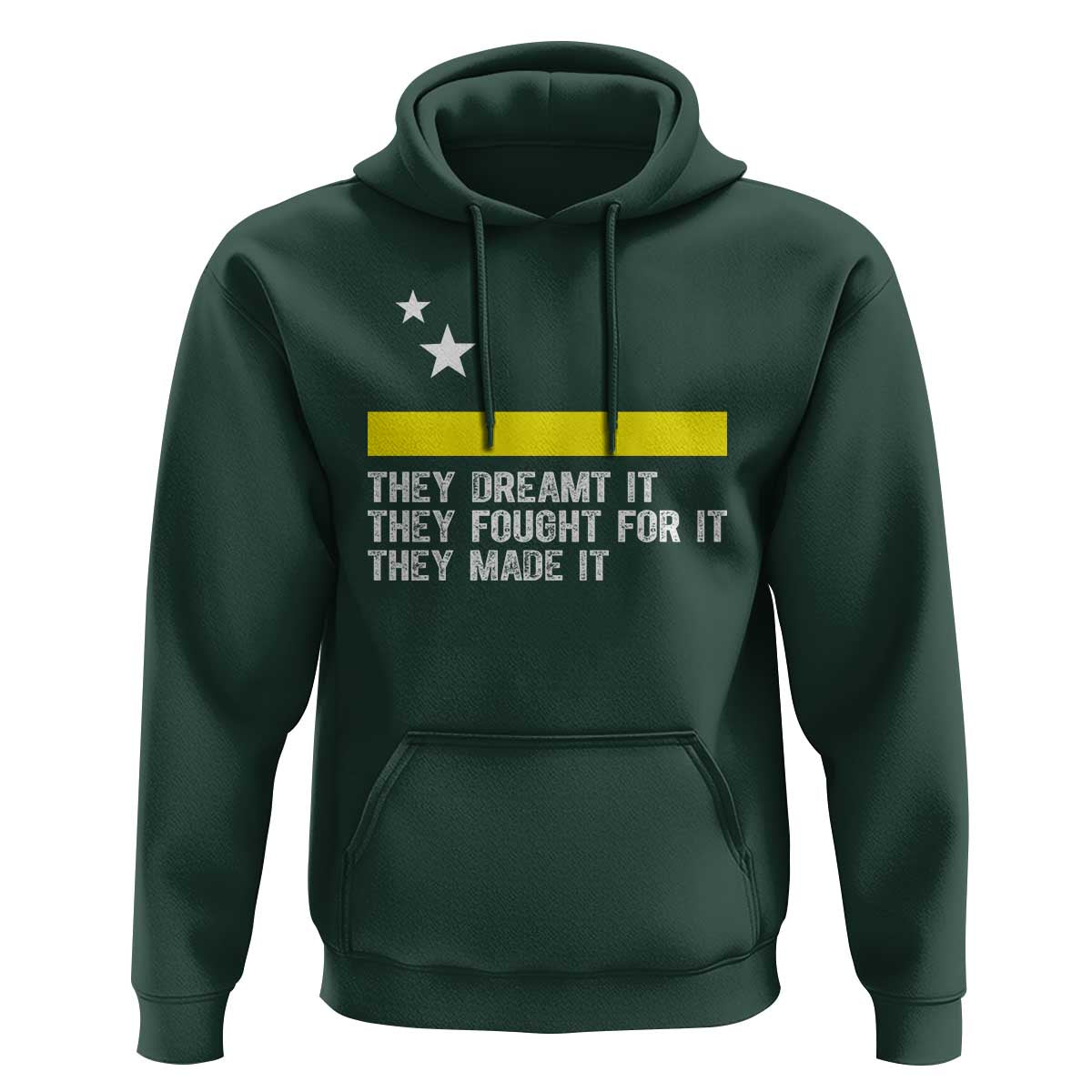 Curaçao Flag History Pride Hoodie They Dreamt Fought Made It