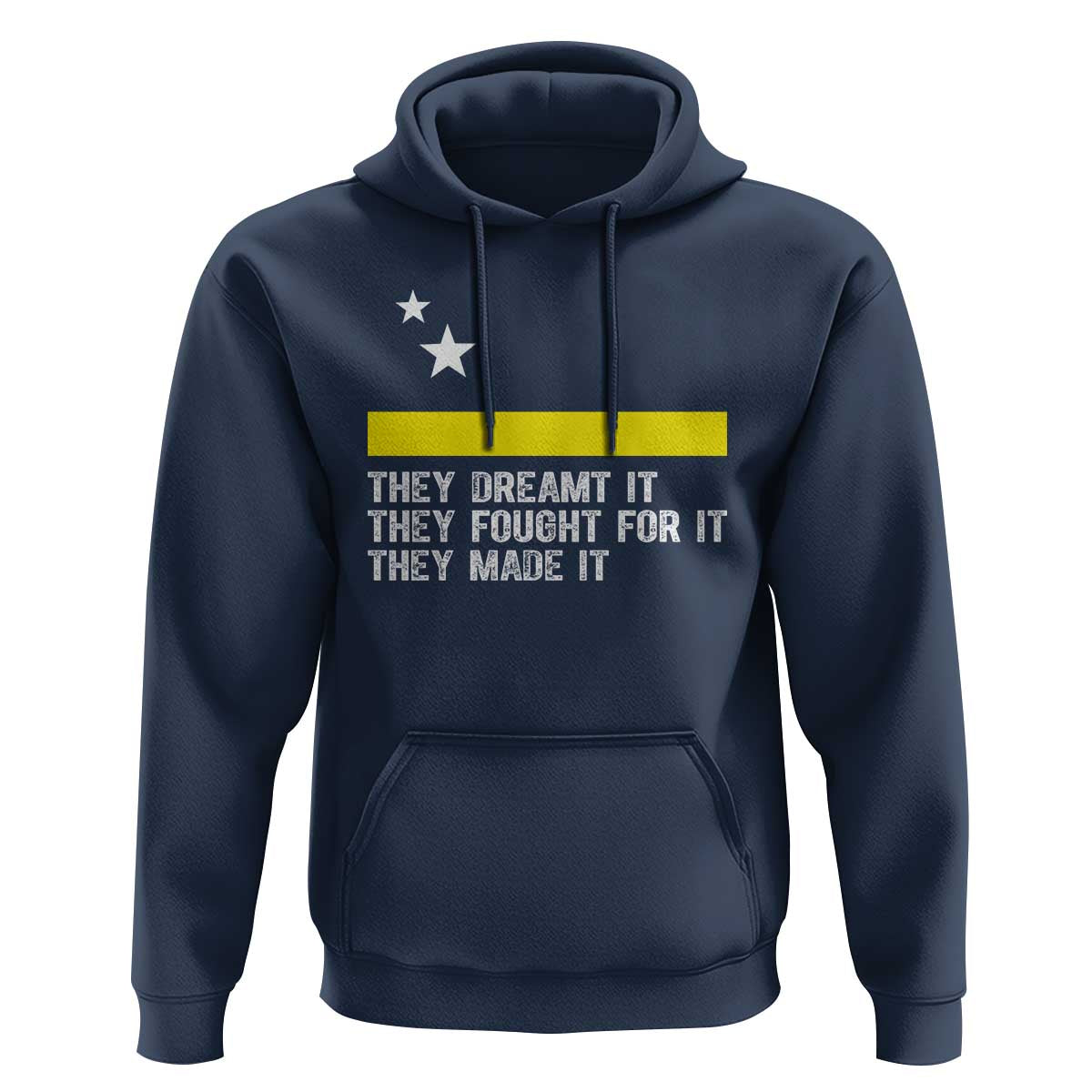 Curaçao Flag History Pride Hoodie They Dreamt Fought Made It